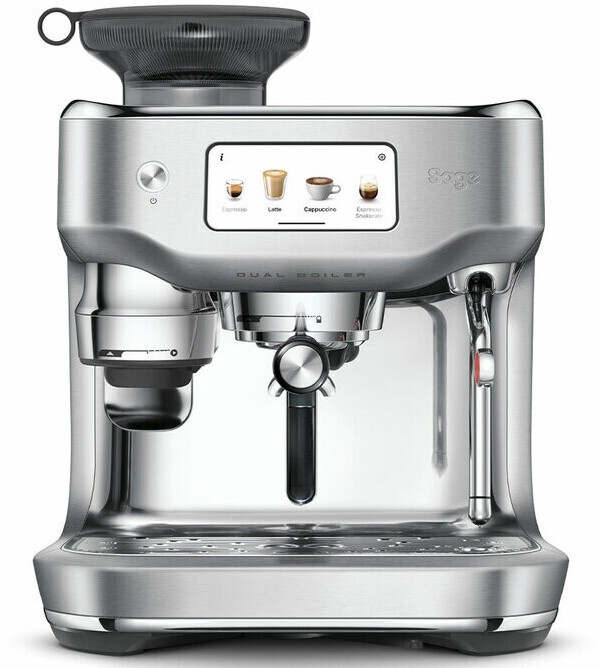 اسپرسو ساز حرفه‌ ای سیج انگلستان مدل  Sage The Oracle Dual Boiler Edelstahl - اسپرسو ساز نیمه‌ اتوماتیک با بویلر دو قلو و آسیاب داخلی